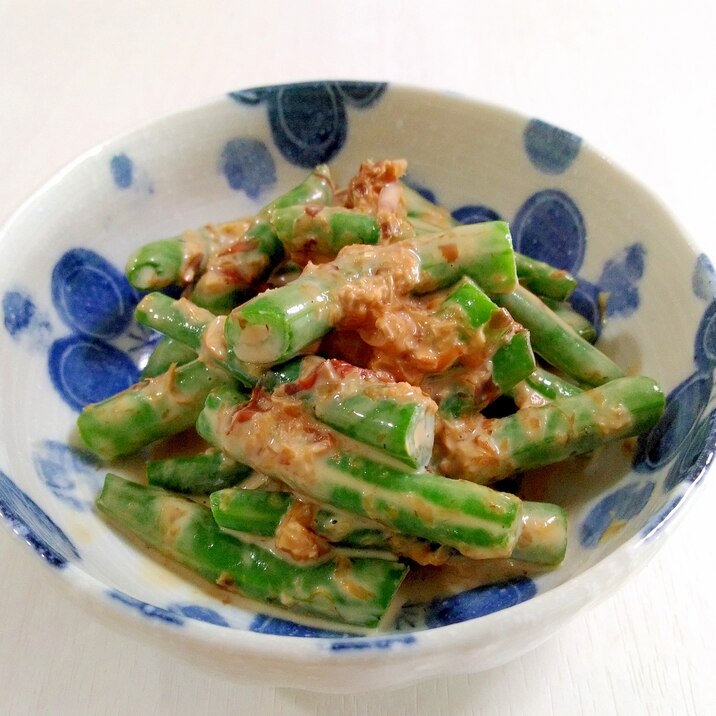 簡単もう一品 いんげんのおかかマヨ和え レシピ 作り方 By うーころちゃん 楽天レシピ